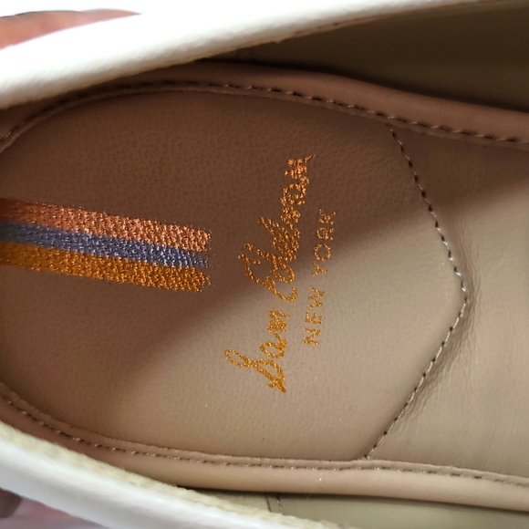 Sam Edelman Cream/Ivory Leather Espadrille Flats Size 8.5 NWT - Picture 2 of 10